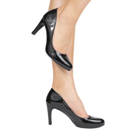 Pumpe od crnog laka na stupu YS-452 crna 1