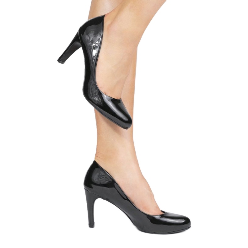 Pumpe od crnog laka na stupu YS-452 crna 1