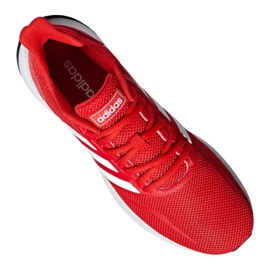Adidas Runfalcon M F36202 cipele za trening bijela crvena 1