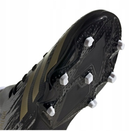 Adidas Predator 20.3 Fg Jr FW9215 kopačke siva / srebrna, bijela, crna, zlatna bijela 1