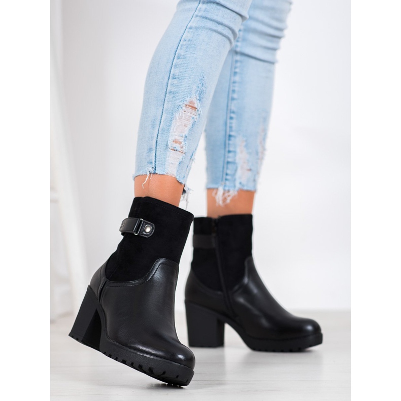 J. Star Tople čizme na postu crna 1