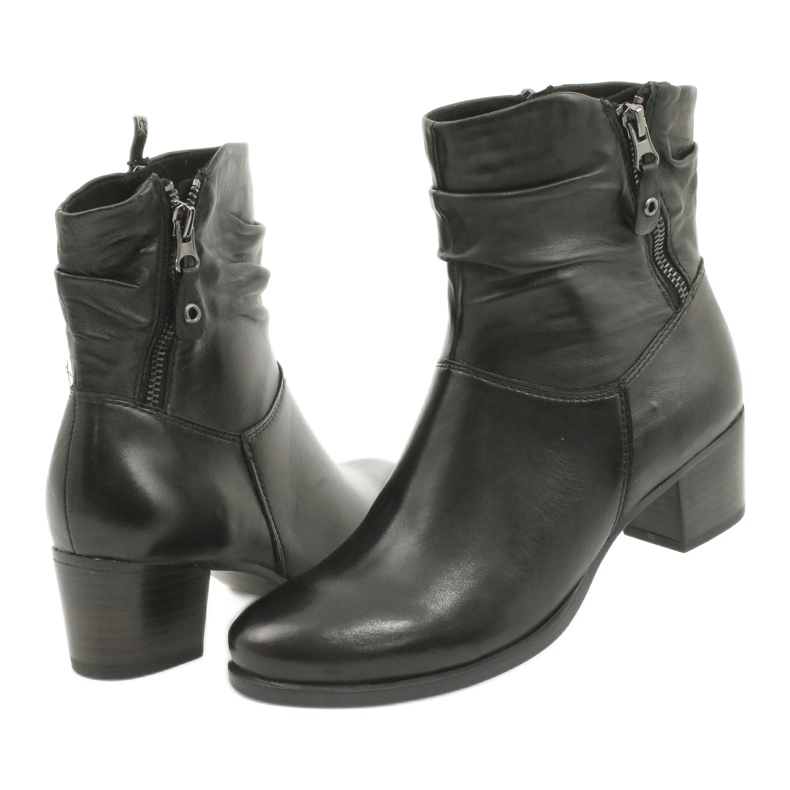 Caprice crne visoke potpetice 25347 crno 3