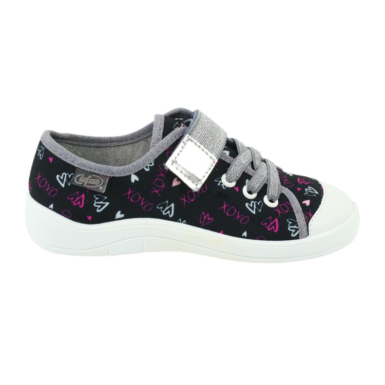 Befado dječje cipele 251Y142 crno ružičasta siva 5