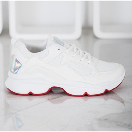 SHELOVET Udobne bijele tenisice bijela 1