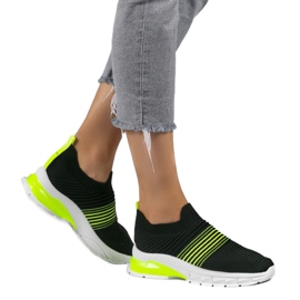 Crno-zelene sportske klizne cipele 8087-SP zelena 1