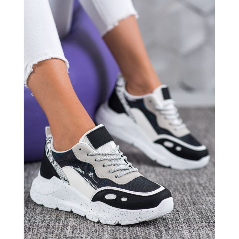 Kayla Tenisice s Holo efektom crno 1