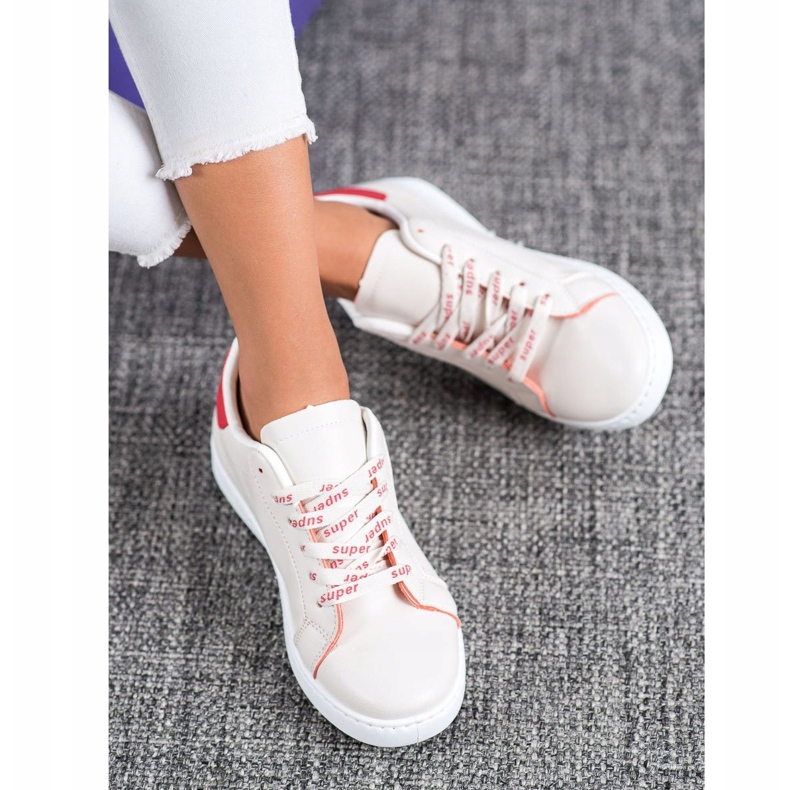 SHELOVET Modne sportske cipele bijela crvena 1