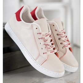 SHELOVET Modne sportske cipele bijela crvena 2