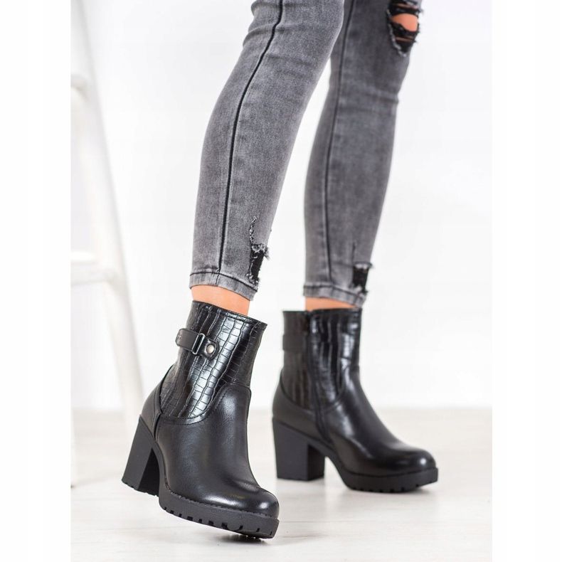 J. Star Tople čizme na postu crno 1