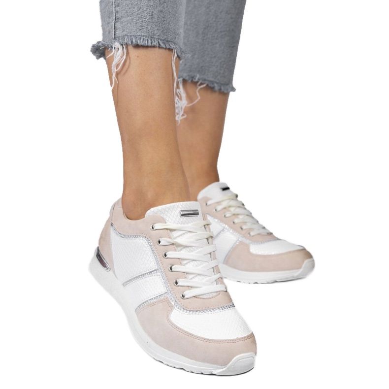 Ružičaste sportske cipele od eko-antilopa 6162-Y ružičasta 1