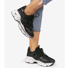 Crne Lycra tenisice C947 crna 2