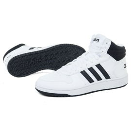 Adidas Hoops 2.0 Mid M BB7208 cipele raznobojna bijela 1