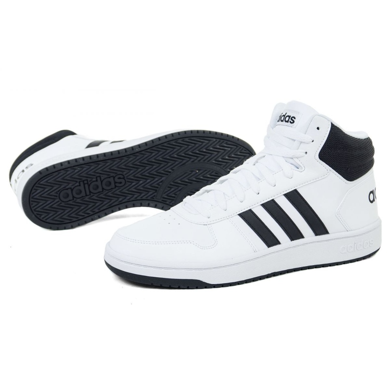 Adidas Hoops 2.0 Mid M BB7208 cipele višebojan bijela 1