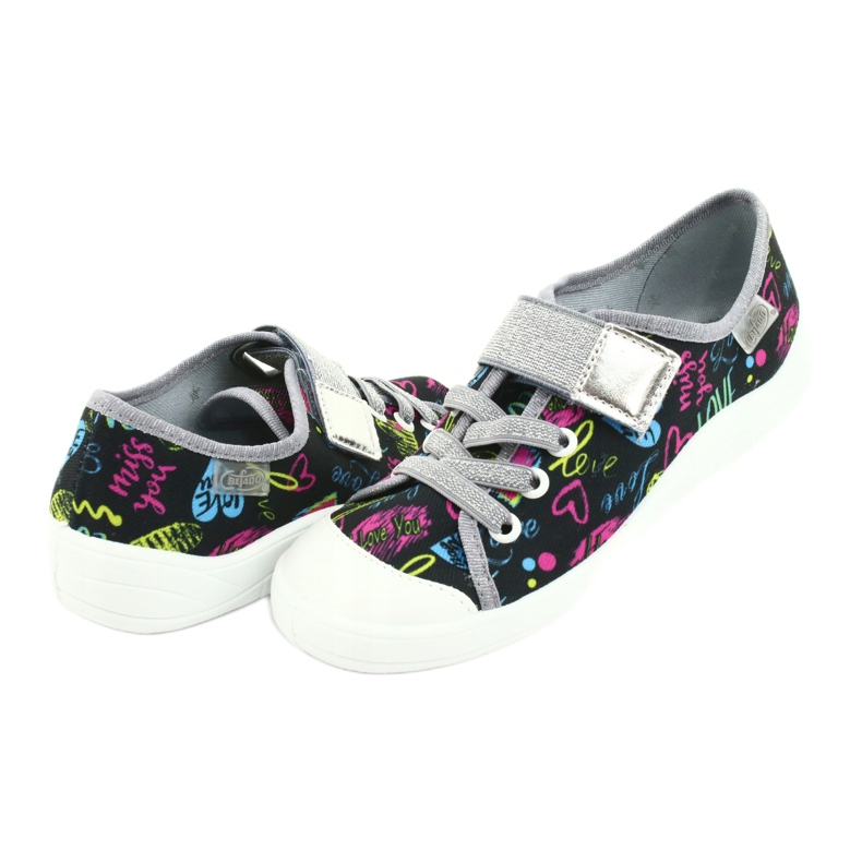 Befado dječje cipele 251Q137 crno siva raznobojna 2