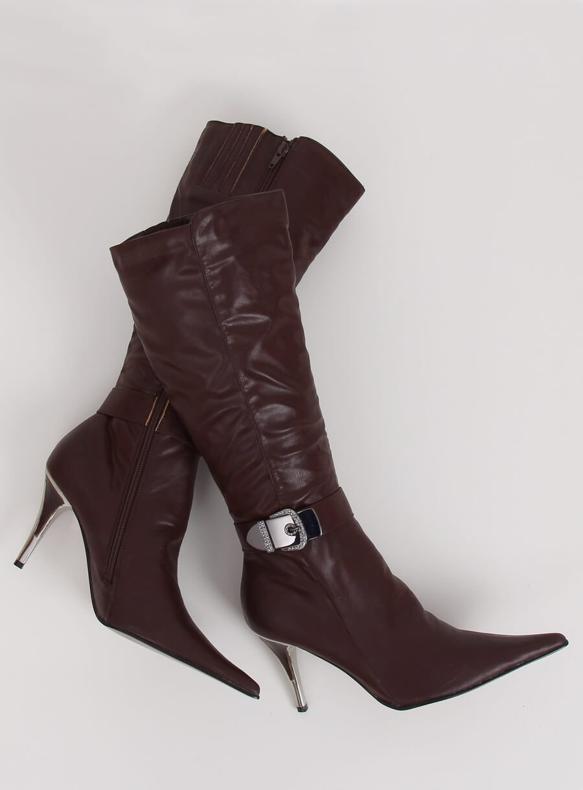 Čizme na igle 5137-73 Smeđe smeđa 1