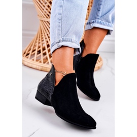 Ženske čizme Maciejka Kožna Crna Zmija 04091-72 1