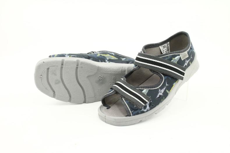 Befado dječje cipele 969Y158 crna siva 4