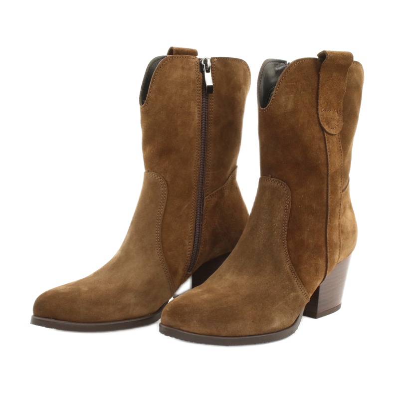 Gamis 4009 kožne kaubojske čizme od antilopa smeđa 2