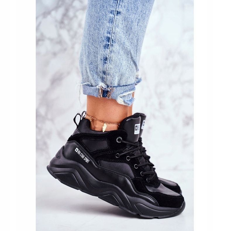 Ženske sportske cipele Big Star Black GG274644 crna 1