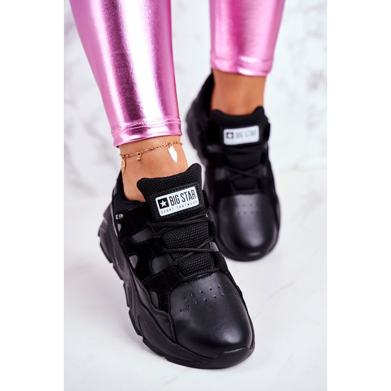 Ženske sportske cipele Big Star Black GG274636 crno 2
