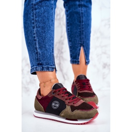 Sportovi za mlade Big Star Grey i Claret GG274459 crvena siva 1