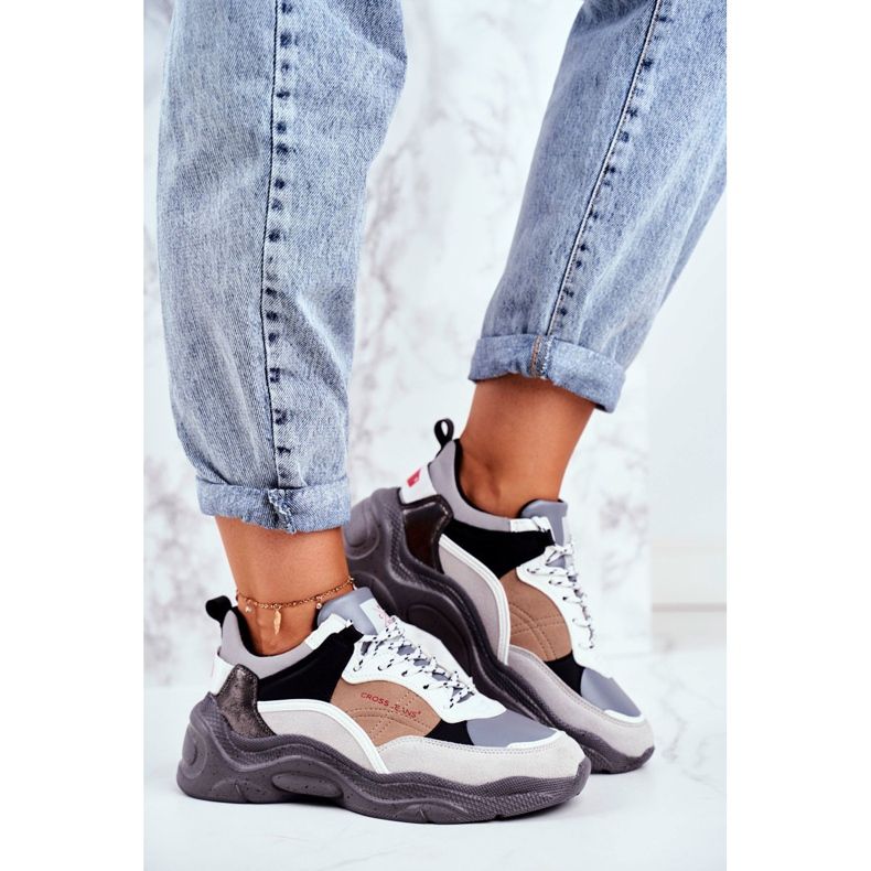 Ženske sportske cipele Cross Jeans Grey GG2R4037 siva 2