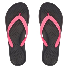 Under Armour Under Armor Atlantic Dune W 1252540-006 papuče crna ružičasta 1