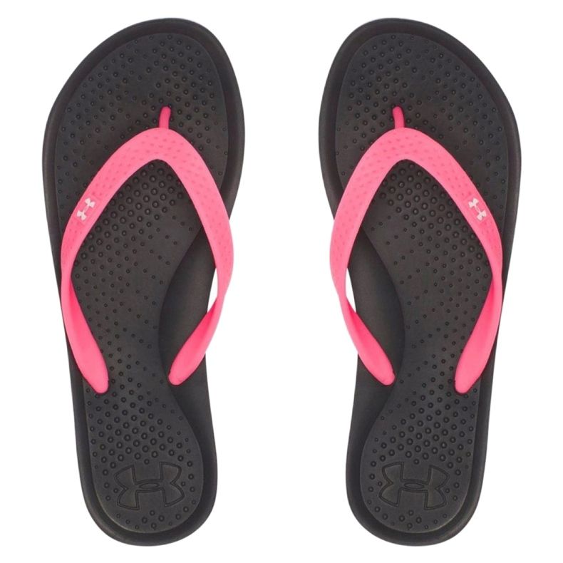 Under Armour Under Armor Atlantic Dune W 1252540-006 papuče crna ružičasta 1