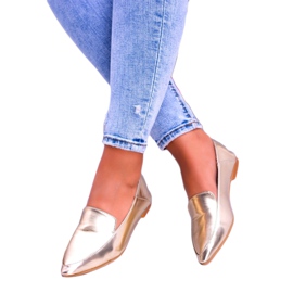 Ženske natikače Golden Mirror Lu Boo Mireldo zlatna 1