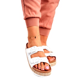 Ženske papuče Big Star White FF274665 bijela raznobojna 2