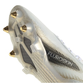 Adidas X Ghosted.1 Sg M EG8260 kopačke za nogomet crna, bijela, zlatna bijela 2