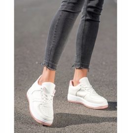 SHELOVET Tenisice na platformi bijela 1