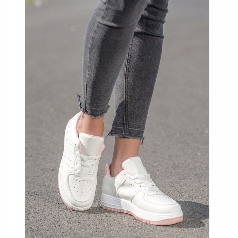 SHELOVET Tenisice na platformi bijela 2