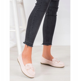 Super Me Mokasine od antilopa bež 1