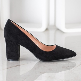 Nio Nio Crne pumpe na stupu crna 2