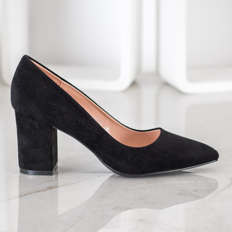 Nio Nio Crne pumpe na stupu crna 2