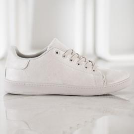 SHELOVET Sive tenisice od antilopa siva 1