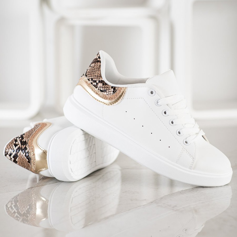 SHELOVET Udobne bijele tenisice bijela 2