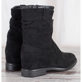 Kaubojske čizme na klin VINCEZA crno 2