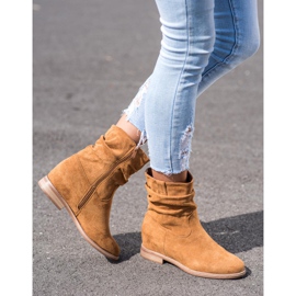 Kaubojske čizme na klin VINCEZA smeđa 1