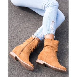 Kaubojske čizme na klin VINCEZA smeđa 2