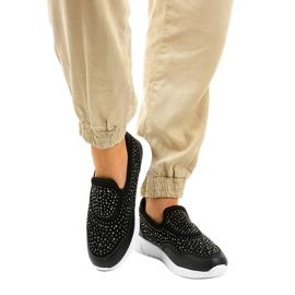 Crno-bijele klizne sportske cipele B84-1 bijela 1