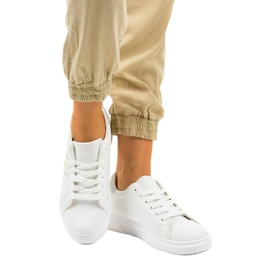 Klasične bijele tenisice BK929-19 bijela srebro 1