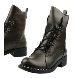 Ženske smeđe čizme s Aqua vijcima smeđa 1