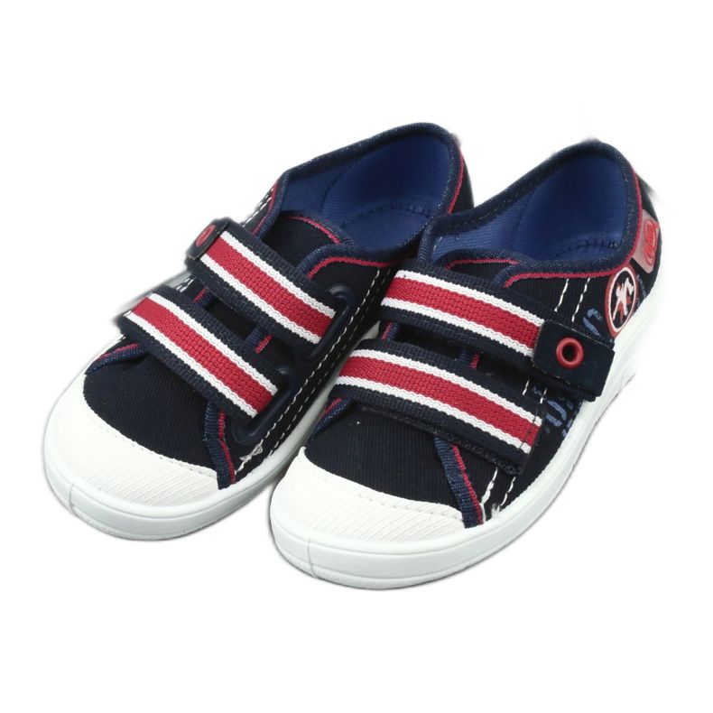 Dječje papuče Befado 672x058 bijela crvena mornarsko plava 4