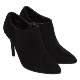 Crne antilop cipele na štiklama TX-1850 Crna 1