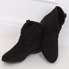 Crne TX-1876 Crne ravne kaubojske čizme crna 2