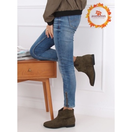 Zelene ravne kaubojske čizme TX-1876 Zelene zelena 1