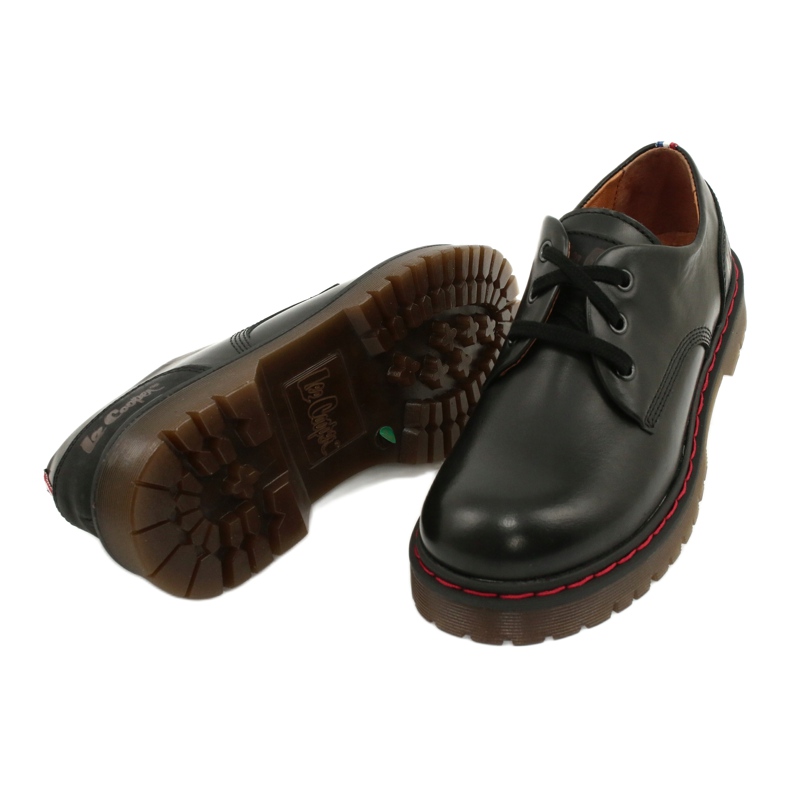 Lee Cooper LCJPL-20-01-021 crne kožne čizme crna 3