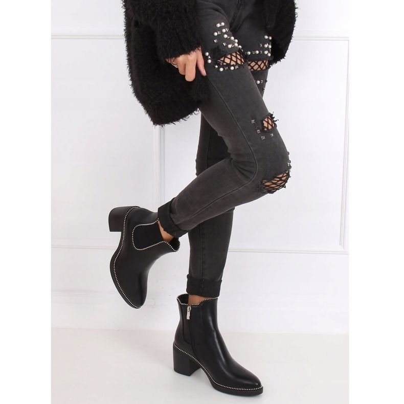 Crne čizme Chelsea, crne 15671 Crne crno 1